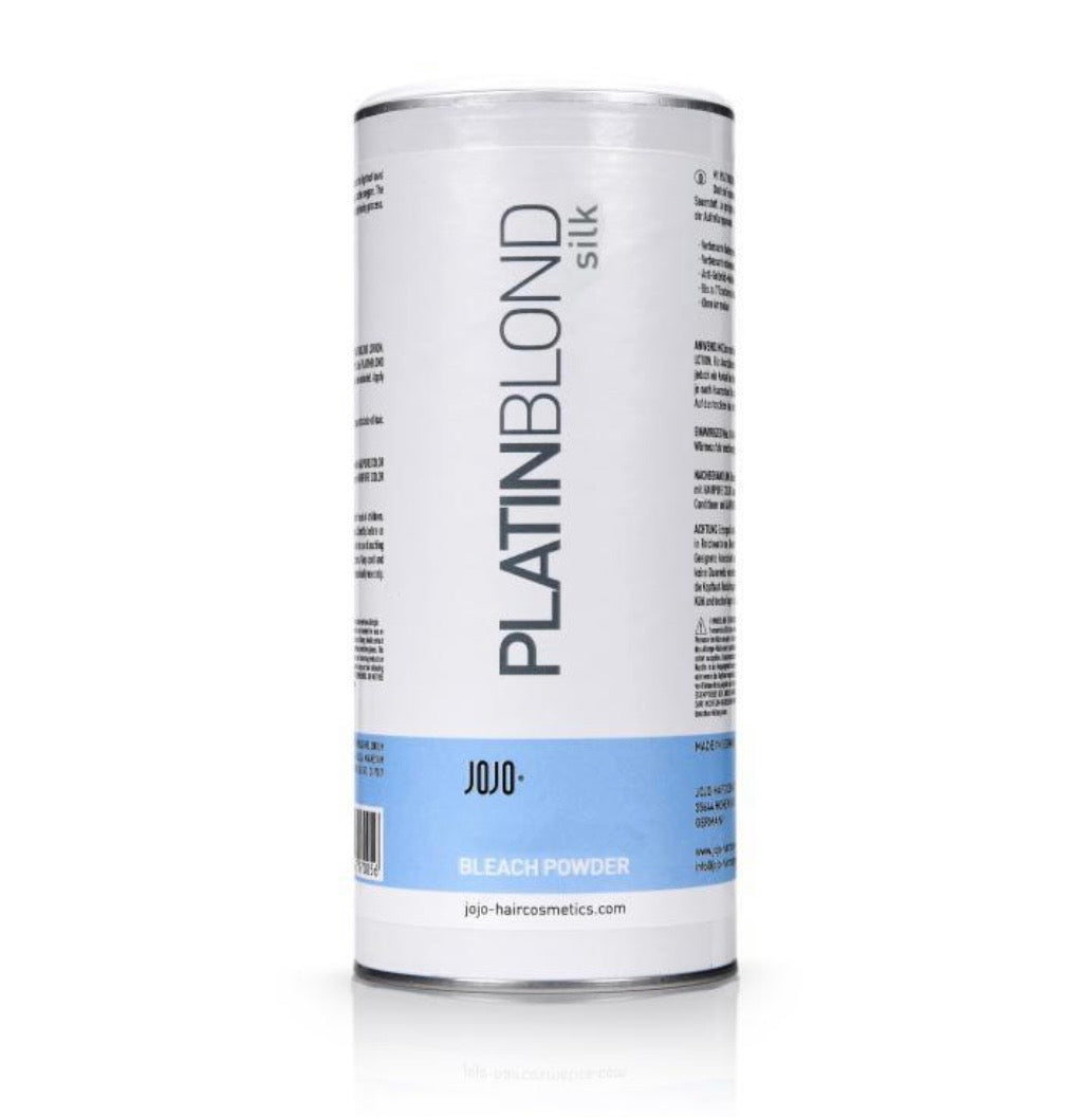 JOJO PLATINBLOND Afblegningspulver 500 g – Op til 7 toners lysning med silkeproteiner