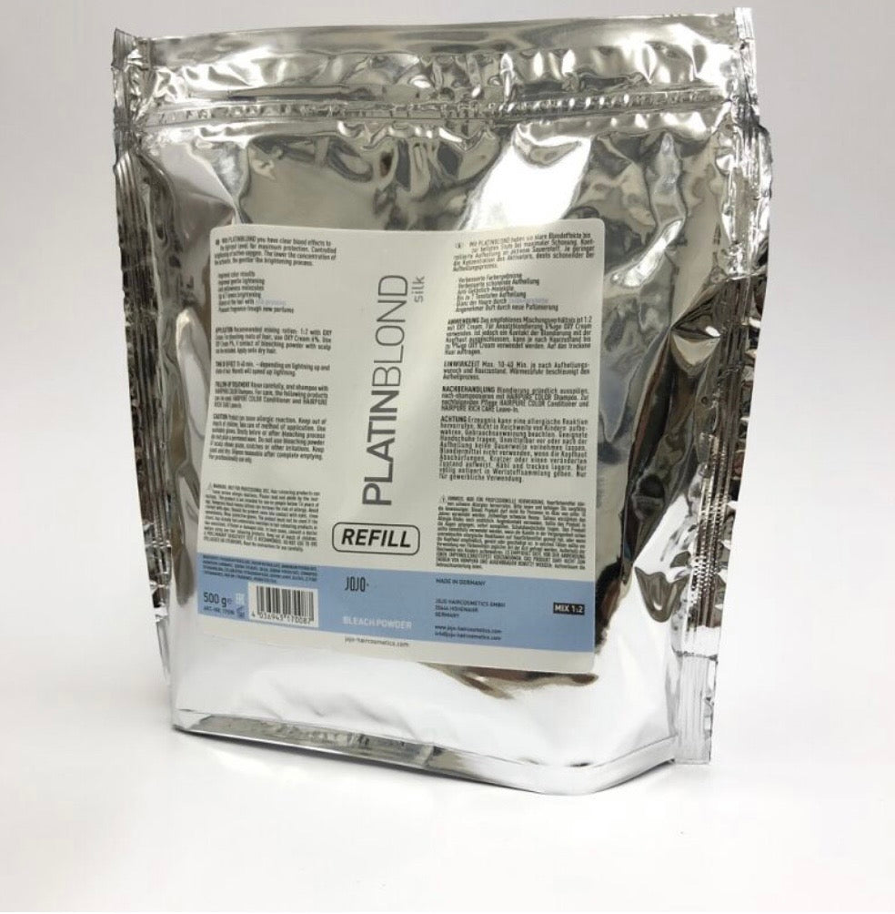 JOJO Platin Blond Silk (Velvet) BAG 500g  til 7 toners lysning med silkeproteiner